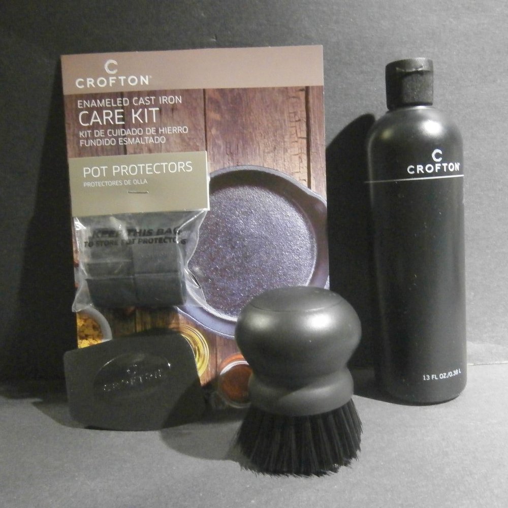 CROFTON Enameled Cast Iron Care Kit New